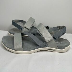 Merrell Womens Size 7 District 3 Strap Web Monument Sandals Shoes
